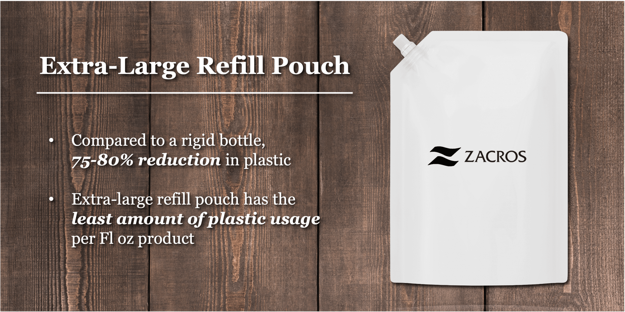 Refill Pouch Series Extra Large Refill Pouch ZACROS AMERICA